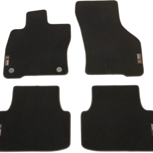 New OEM Velor Textile Floor Mats Set Black/Copper Cupra Seat 5FG863011LLOE