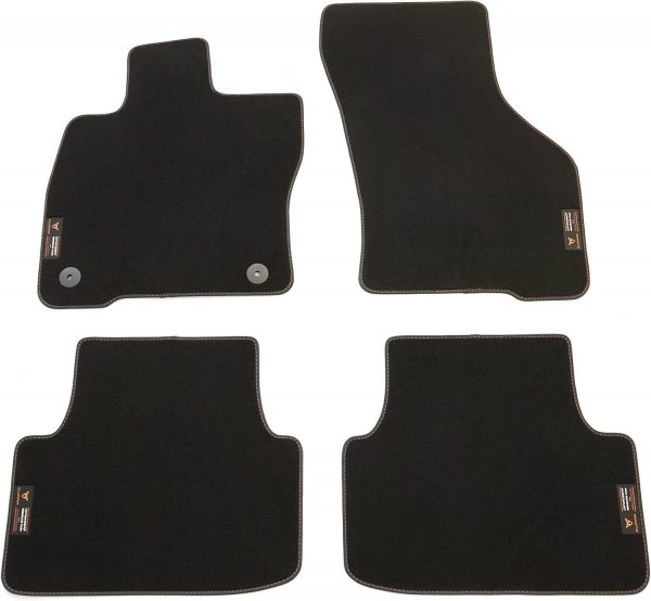 New OEM Velor Textile Floor Mats Set Black/Copper Cupra Seat 5FG863011LLOE