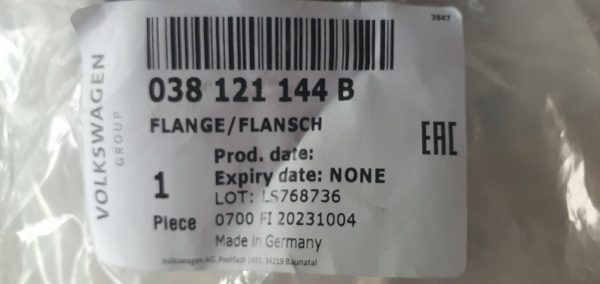 GENUINE New Coolant flange 1.9 TDI – VW Sharan Seat Alhambra 038121144B