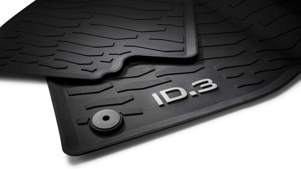 New OEM 5-Piece All-Weather Rubber Floor Mats Black Volkswagen 10B06150082V VAG