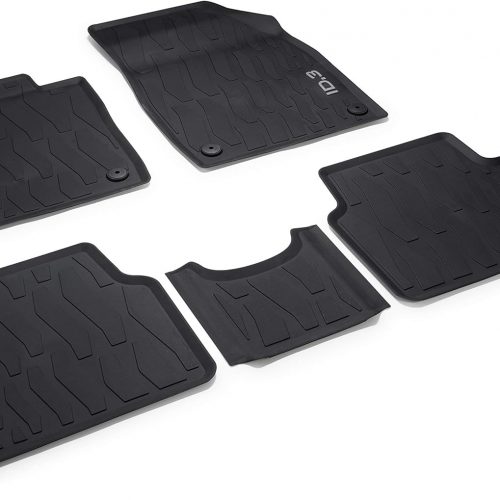 New OEM 5-Piece All-Weather Rubber Floor Mats Black Volkswagen 10B06150082V VAG