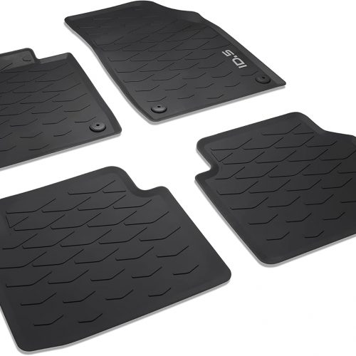 Genuine New 4-Pc All-Weather Rubber Floor Mats Volkswagen 11E06150082V VAG OEM