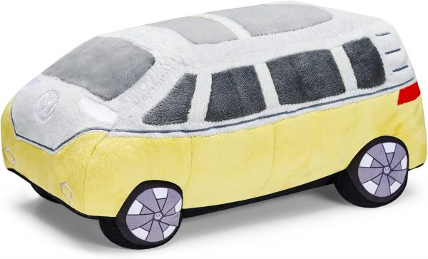 Genuine New Volkswagen Soft Toy Cushion Bolster Yellow/Gray 1H4087511A VAG OEM