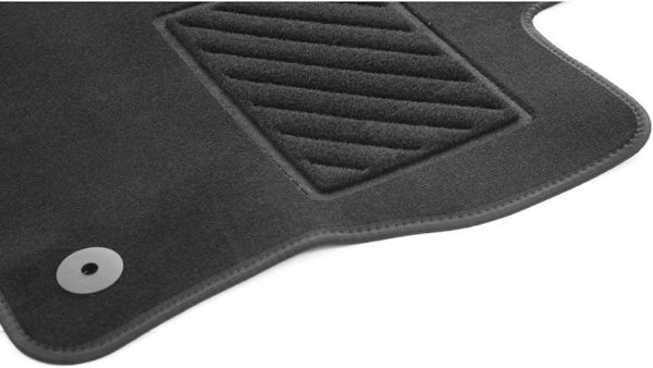 Genuine New 4-Pc Velour Textile Floor Mats Black Volkswagen 2GA061404WGK VAG OEM