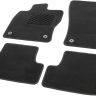 Genuine New 4-Pc Velour Textile Floor Mats Black Volkswagen 2GA061404WGK VAG OEM