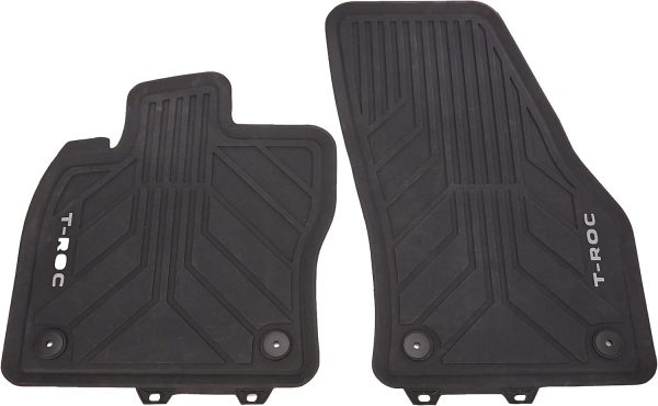 Genuine New 4-Piece All-Weather Rubber Floor Mats Black VW 2GA06150082V VAG OEM