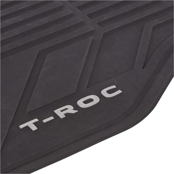 Genuine New 4-Piece All-Weather Rubber Floor Mats Black VW 2GA06150082V VAG OEM