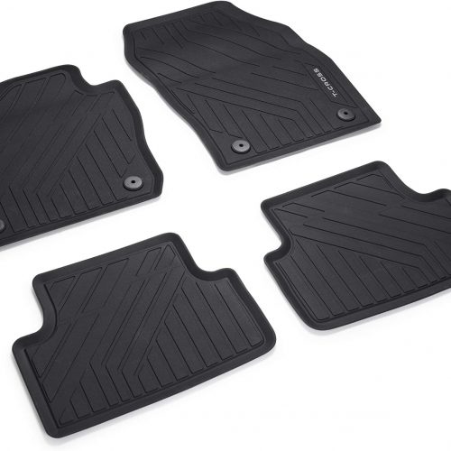 Genuine New 4-Piece All Weather Rubber Floor Mats Black VW 2GM06150082V VAG OEM