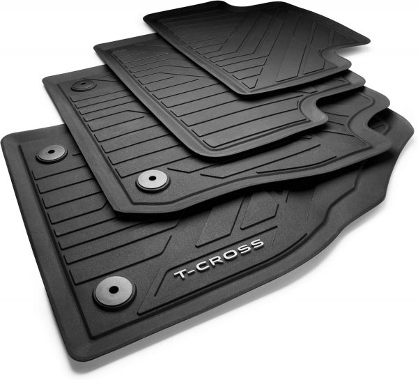 Genuine New 4-Piece All Weather Rubber Floor Mats Black VW 2GM06150082V VAG OEM