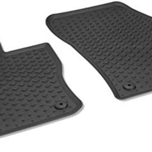 New OEM 2-Pc Front All-Weather Floor Mats Rubber Black VW 2K806150282V VAG