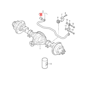 Genuine New BMW Radiator Cooling Lower Hose 11537505229 OEM