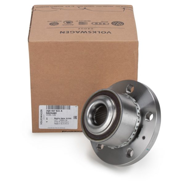 Genuine New Wheel Hub with Bearing Kit Audi VW Seat Skoda 2Q0407621A VAG OEM