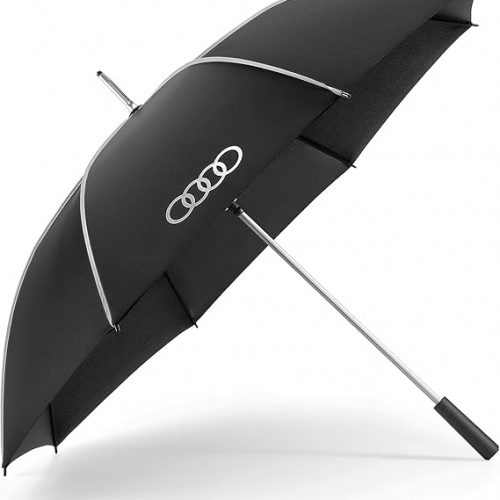 Genuine New Audi Automatic Umbrella Black/Silver 3122200100 VAG OEM