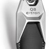 Genuine New Audi Q8 e-tron Metal Leather Pendant Keyring 3182300100 VAG OEM