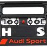 Genuine New Audi Sport License Plate Holder Black/Red 3291900100 VAG OEM