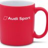 Genuine New Audi Sport Coffee Mug Porcelain Matte Red 3292200100 VAG OEM