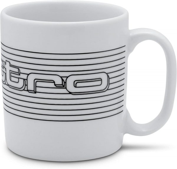 Genuine New Audi Quattro Coffee Mug Porcelain White 3292200200 VAG OEM