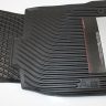 Genuine New 2-Pc Front Rubber Floor Mats Black Audi 4G1061501041 VAG OEM