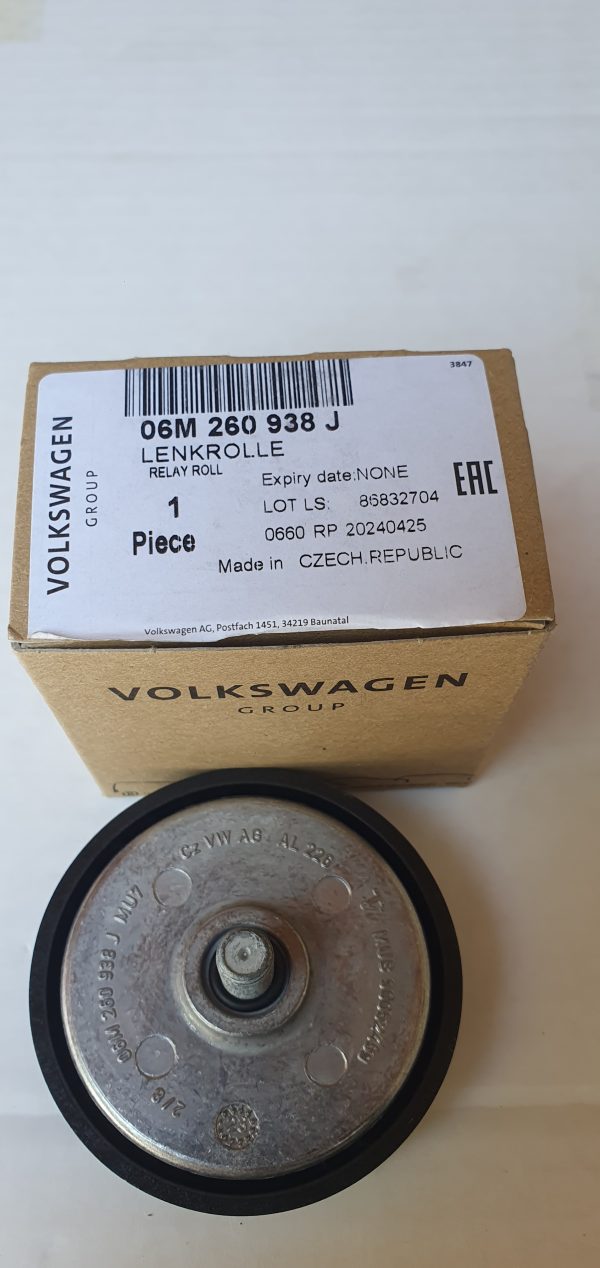 Genuine New Drive Belt Idler Pulley Audi 06M260938J VAG OEM