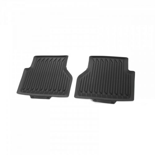 Genuine New 2-Pc Rear All-Weather Rubber Floor Mats Audi 4K0061511A041 VAG OEM