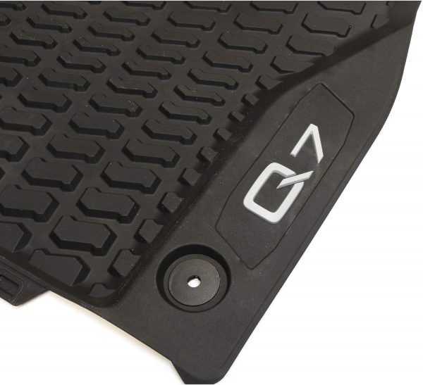 Genuine New 2-Pc Front All-Weather Floor Mats Black Audi 4M1061221C041 VAG OEM