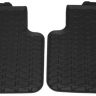 Genuine New 2-Pc Rear All-Weather Floor Mats Black Audi 4M1061512A041 VAG OEM