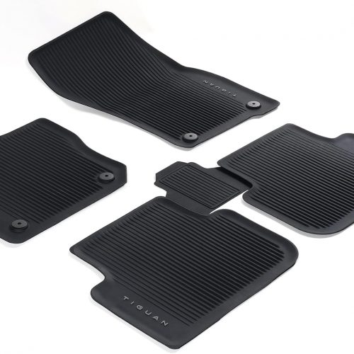 Genuine New 5-pc All-Weather Rubber Floor Mats VW 57106150082V VAG OEM