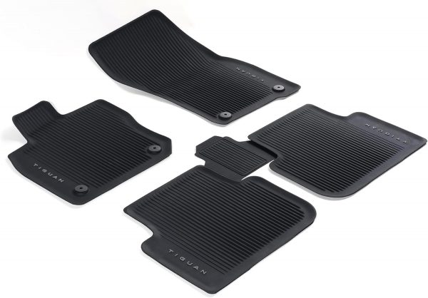 Genuine New 5-pc All-Weather Rubber Floor Mats VW 57106150082V VAG OEM