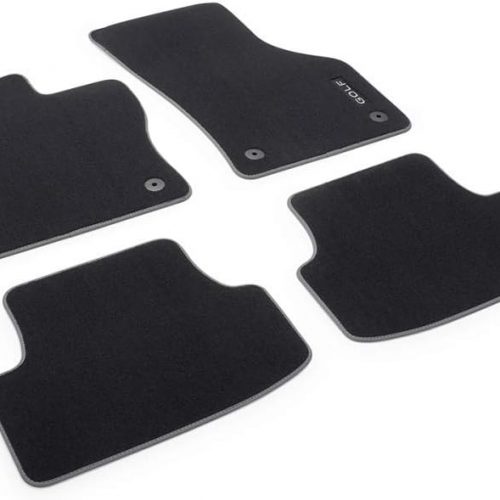 Genuine New 4-Pc Premium Velour Textile Floor Mats Set 5H1061270WGK VAG OEM