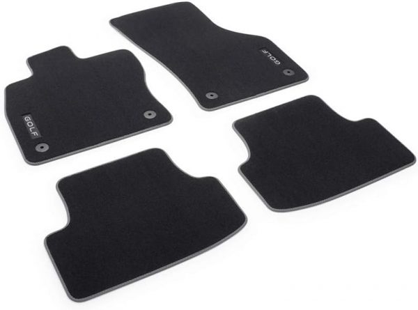 Genuine New 4-Pc Premium Velour Textile Floor Mats Set 5H1061270WGK VAG OEM