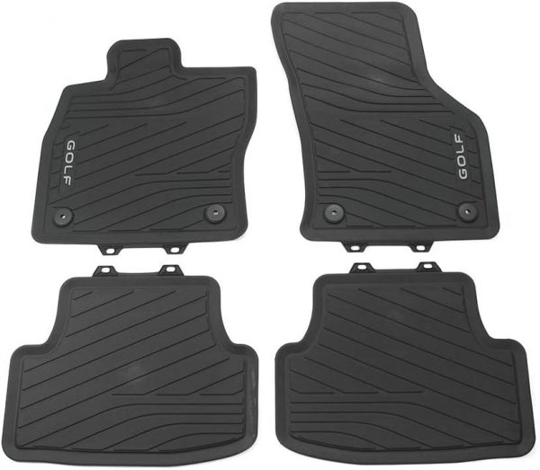 Genuine New 4-Pc All-Weather Rubber Floor Mats Volkswagen 5H106150082V VAG OEM