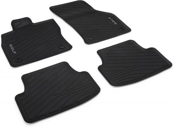 Genuine New 4-Pc All-Weather Rubber Floor Mats Volkswagen 5H1061500A82V VAG OEM