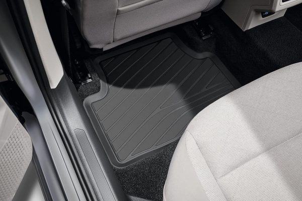 Genuine New 4-Pc All-Weather Rubber Floor Mat Black VW 5H9061500A82V VAG OEM