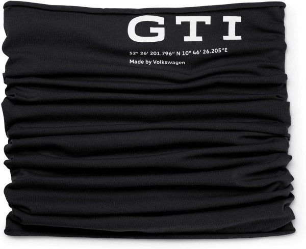 Genuine New VW Multi-Functional Scarf Black with GTI Logo 5HV084303A041 VAG OEM