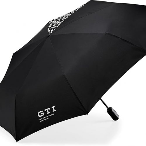 Genuine New VW GTi Collection Full Automatic Umbrella Black 5HV087602 VAG OEM