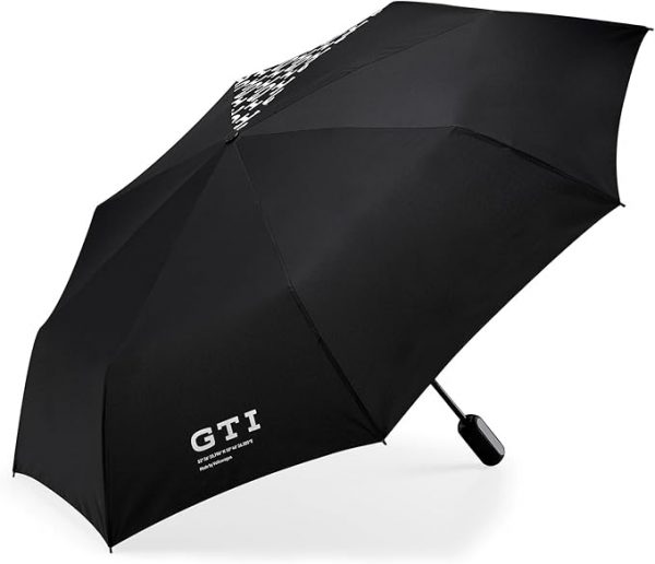 Genuine New VW GTi Collection Full Automatic Umbrella Black 5HV087602 VAG OEM