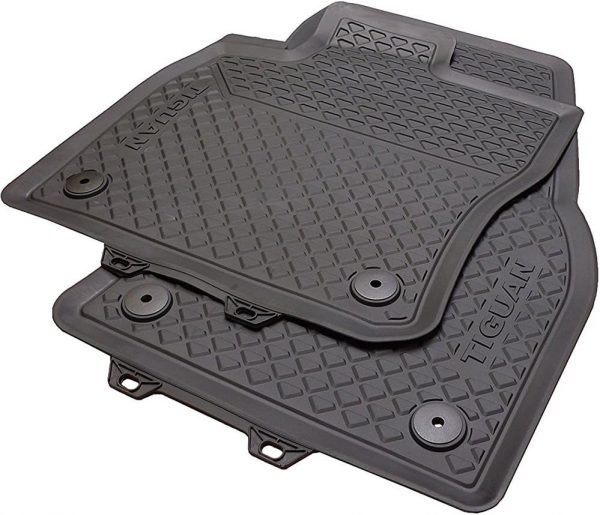 Genuine New 4-Pc All-Weather Rubber Floor Mats Set VW 5NB06150082V VAG OEM