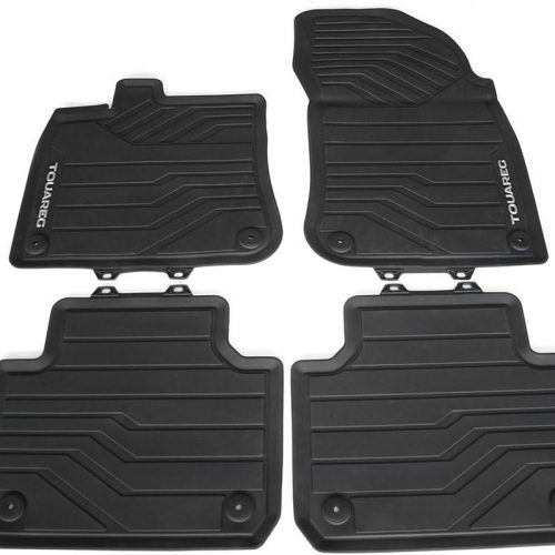 Genuine New 4-Pc All-Weather Rubber Floor Mats Volkswagen 76106150082V VAG OEM