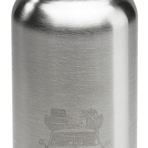 New OEM VW T1 Motif Stainless Steel Drinking Bottle Silver 500mL 7E9069604 VAG