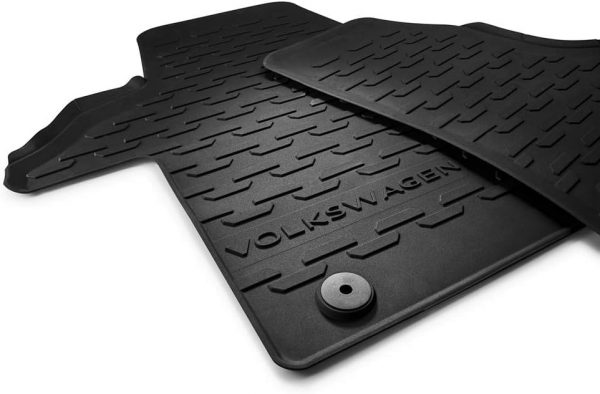 Genuine New 3-Pc All-Weather Rubber Floor Mats Set VW 7H1061500D82V VAG OEM