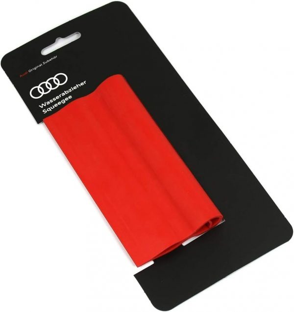 Genuine New Audi Water Remover Squeegee Window Cleaner Red 80A096150A VAG OEM