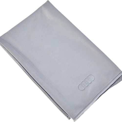 Genuine New Audi Touch Display Cleaning Cloth Silver 30X30CM 80A096325 VAG OEM