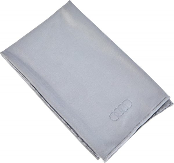 Genuine New Audi Touch Display Cleaning Cloth Silver 30X30CM 80A096325 VAG OEM