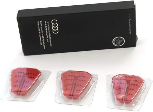 Genuine New Audi Singleframe Aroma Dispenser Refill Pack Red 81A087009A VAG OEM