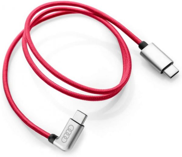 Genuine New Audi USB Type-C Charging Cable Red 8S0051435L VAG OEM