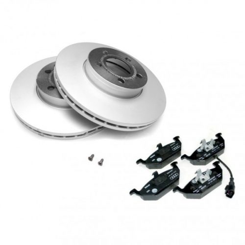 New OEM Rear Brake Discs and Pads Set with Sensor Volkswagen JZW698601AK VAG