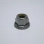 5X Volkswagen Audi WHT010332 Self-Locking Hexagon Flange Nut M14X1.5 New OEM VAG