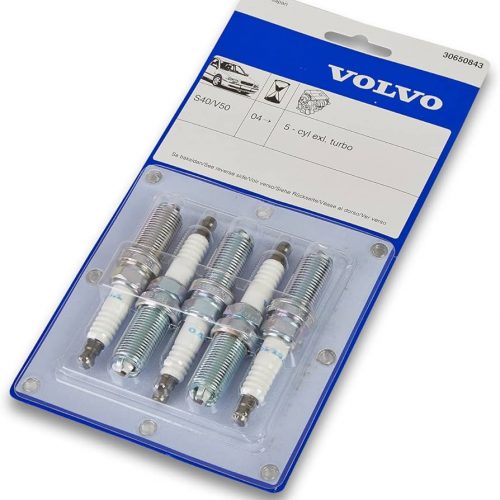 Volvo Spark Plug Set S40 04- No Turbo 30650843 Genuine New