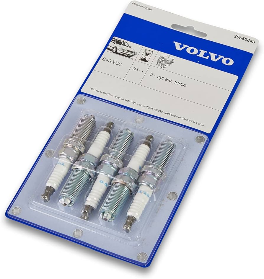 Volvo Spark Plug Set S40 04- No Turbo 30650843 Genuine New Volvo Spark Plug Set S40 04- No Turbo 30650843 Genuine New