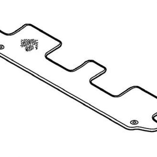 Volvo 3rd row textile mat XC90 (07-16), Oak color, 7 seats 31267922 Genuine New